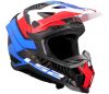 LS2 MX703 X-FORCE-06 CARBON-6K GALUO off-road helma bílá/červená/modrá vel.M